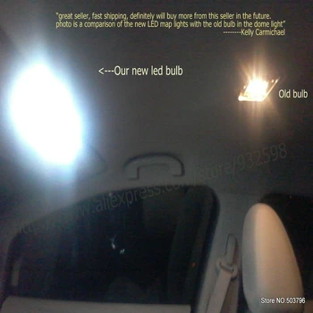 Interiérové LED Auto Svetlá Na Renault sm5 dojem miestnosti dome mapa čítanie nohy dvere lampa bez chýb 13pc