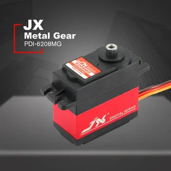JX PDI-6208MG Servo 8 kg 120 Stupňov s Vysokou Presnosťou Metal Gear Digitálne Štandardné Servo Nepremokavé Kormidlového zariadenia