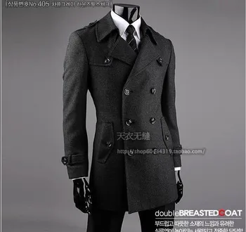 Nový príchod módne obéznych ležérne pánske sako kvalitný vlnený kabát mužov plus veľkosť S M L XL 2XL 3XL 4XL 5XL 6XL 7XL 8XL 9XL