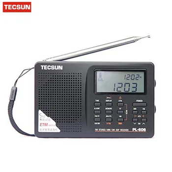 Tecsun PL-606 Digitálny PLL Prenosné Rádio FM Stereo/LW/SW/MW DSP Prijímač Pekný Pokles Lodnej dopravy Pôvodné Teh syn Digitálne Rádio Nové