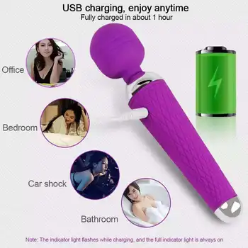 [Expresná Doprava Zadarmo] Ženské klitorálny stimulátor vibrátor USB nabíjateľné masturbácia zariadenie dospelých sexuálnu hračku, G-spot masáž st