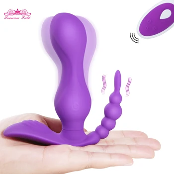 Vibračné Nohavičky sexuálnu hračku pre ženy Análny Vibrátor G-Spot stimulátor Klitorisu Bezdrôtové Diaľkové ovládanie sexuálnu hračku pre Ženy, Páry