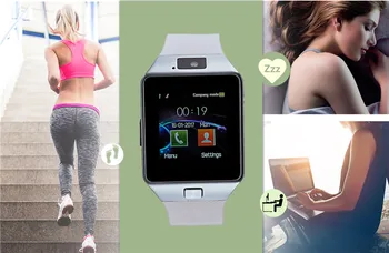 Dotykový Displej Smart Hodinky dz09 S Kamerou Bluetooth Náramkové hodinky SIM Karty Smartwatch Pre Ios Android Telefóny Supp