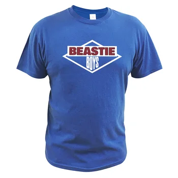 Beastie Boys T shirt Jednoduché Logo Americkej Hip-Hopovej Skupiny T-tričko Bavlna EU Krátky Rukáv Veľkosť Camiseta