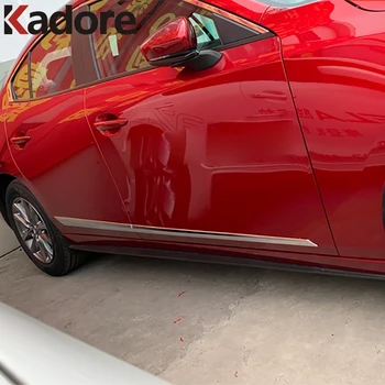 Pre Mazda 3 M3 Axela 2019 2020 Sedan Chrome Bočné Dvere Tela, Tvarovanie Line Kryt Výbava Chránič Dekorácie Vonkajšie Príslušenstvo