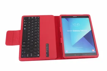 Odpojte Bezdrôtovej Bluetooth Klávesnice Tablet Prípade Kryt pre Samsung Galaxy Tab S3 9.7 SM-T820 T820 T825 s Screen Protector Film