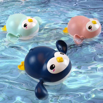2020 Novej Baby Kúpeľ Hračky Cartoon Zvierat Vody Hrať Hry Reťazca Hodinky Krab Penguin Veľryba Plávanie Hračky Pre Deti Darček