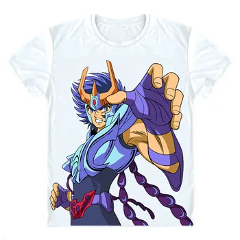 Saint Seiya T-Shirts Multi-štýl Krátky Rukáv Košele Seinto Seiya Pegasus Seiya Rytieri Zverokruhu Vodnár Cosplay Tričko