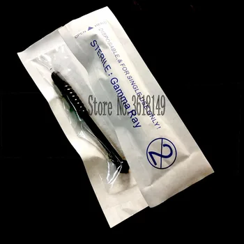 10 Ks Jednorazových Microblading Pero 18U Čepele Permanentného make-upu Sterilizované Plastové Microblade Pero Obočie Príručka Pero U 18 Čepele