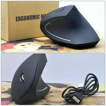 2.4 G Tvorivé Bezdrôtová Myš v Pohode Shark Fin Ergonomické, Komfortné Vertikálne Hry Myš pre PC Počítač, Notebook DOTA CSGO FPS CAD