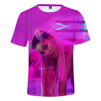 Ariana Grande 3D T Shirt Ženy T-Shirt Sladidlo Ďakujeme U Ďalší Harajuku kórejský Streetwear Hip Hop Vtipné Tričko Tumblr Oblečenie 4XL