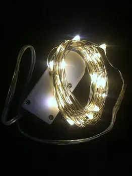 100KS/VEĽA 2m 20LEDs Víla benable String Svetlo mikro led medený drôt viniča Lampa Vianoce, Vianočné, Svadobné, kvetinové tabuľka centepieces