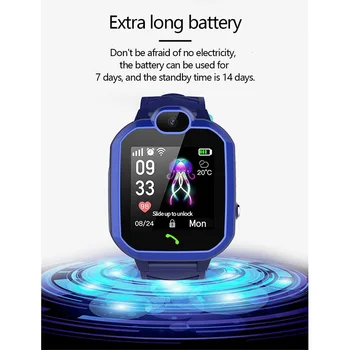 LIGE 2019 Nové mužov Smart hodinky pre Deti SOS Volanie Miesto Finder Locator Tracker Anti Stratil Monitor fitness sport smartwatch