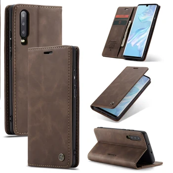 Luxusné Kožené puzdro Kartu Peňaženky Flip 2 V 1 Telefón puzdro Na Huawei P Smart 2019 Nova 6SE 7i Mate 30 P20 P30 P40 Pro Lite