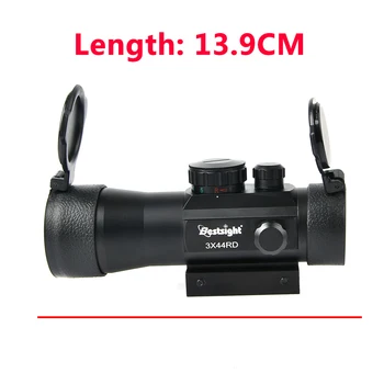 B sight 3x44 holografické pohľad red dot sight rozsah taktické riflescope fit 11 mm/20 mm železničnej mount lov odbory