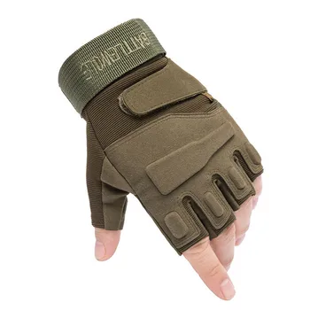 Taktické Rukavice Armády Vojenské Muži Ženy Bezprstové Multifunkčné Boj Rukavice Na Koni Cyklistické Vybavenie Telocvične Handschoenen Luva