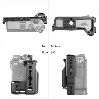SmallRig Pre Canon EOS M3 a M6 Klietka S Chladné Topánky+NATO Železničnej+Vstavané Arca Swiss QR Doska -2130