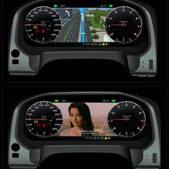 Pre Toyota Pôdy Cruiser Prado J150 2009~2020 Android Prístrojový Panel LED Panel Zábavný Systém auto informácie