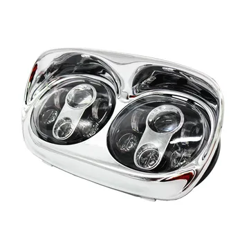 BODKA Schválené 90W Dual LED Svetlomety Projektor s Vysokým/Nízkym Lúč Pre motocykel Harley Motocycle Road Glide 2004-2013