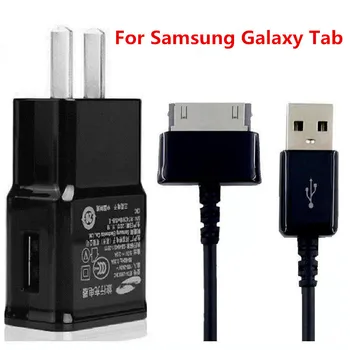 5A 2V 1 Dátový Kábel USB, Nabíjací Kábel pre samsung galaxy tab 2 3 Tablet 5A 2V 10.1 P3100 / P3110 / P5100 / P5110/N8000/P1000