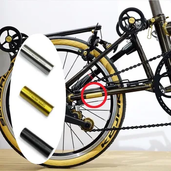 3-farebné skladacie bicykle titán nálepka pre brompton bicykli gold silver black 1.4 g