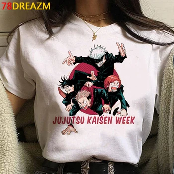 Jujutsu Kaisen Gojo Satoru Yuji Itadori tričko top tees muž 2021 estetické ulzzang tričko t-shirt grafické tees