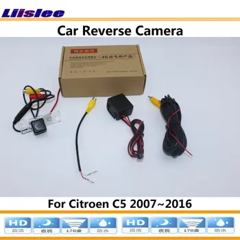 Auto Reverz Spätného Kamera Pre Citroen C5 2007-2016 Kompatibilné Originálne RCA Adaptér Parkovanie HD CCD SONY III CAM