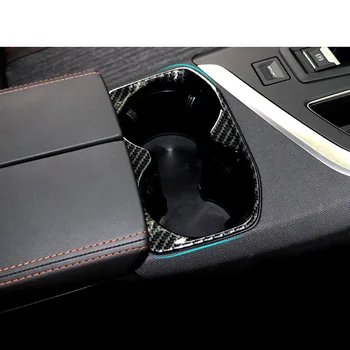 Lsrtw2017 Abs Auto Centrálne Riadenie Pohár Slot Rám Trim pre Peugeot 3008 5008 2019 2020 Interiérové Doplnky Carbon Fiber