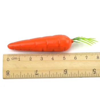 Lacné 80pcs 5cm Mrkva Mini Umelých Plastických Pena Mrkva Ovocia a Zeleniny Berry Svadobné, Vianočné Rodiny Kuchyňa Decoratio