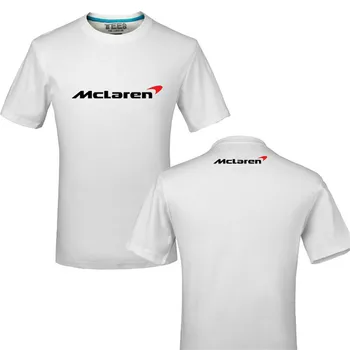 Vtipné McLaren logo, Bavlna, Tlač T-shirt Unisex Lete Bežné Tričko Tees tričko