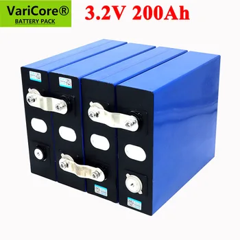 VariCore 3.2 V 200Ah LiFePO4 lítiové batérie, 3.2 v Lítium-železo-fosfát batérie pre 4S 12V 24V 16S batéria, invertor vozidla RV