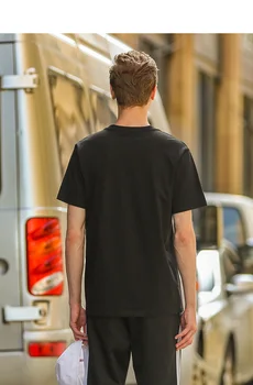 Letné Tričko 2020 Nové Farbou T Shirt Mens Black Bavlna tričká Skateboard Tee Chlapec Skate Tričko Topy Európskej Veľkosť