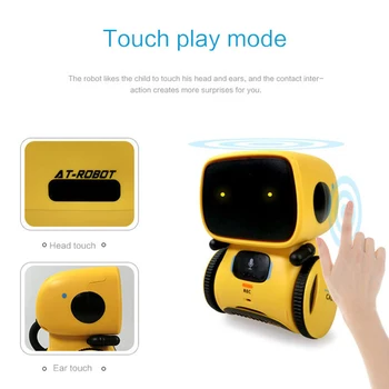 Najnovšie Typ Inteligentné Roboty Tanec Hlasové ovládanie, 3 Jazyky Verzie Touch Ovládania Hračky, Interaktívne Robot Roztomilá Hračka Darčeky pre Deti
