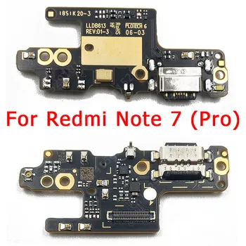 Pôvodný Poplatok Rada pre Xiao Redmi Poznámka 7 Pro USB PCB Konektor Flex Kábel Náhradné Diely Nabíjací Port pre Redmi Poznámka 7