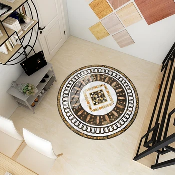 Európskom štýle kolo mozaikové podlahy, dekorácie, nálepky vstupnej chodby podlahové samolepky nepremokavé dlaždice nálepky