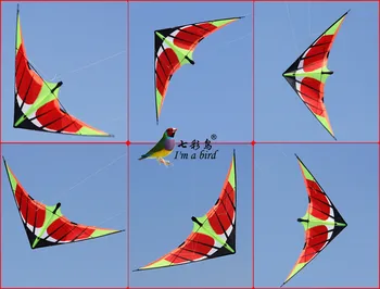 NOVÝ ZÁZNAM 1.8 m Výkon Odborných dvojriadkový Stunt Kite S Rukoväťou A String Dobré Lietania Factory Outlet