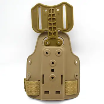 Pušku Závesu Platformu pre Glock 17 19 Beretta M9 1911 Sig P226 Drop Stehna Nohe Zbraň Prípade Addpter Puzdro Príslušenstvo