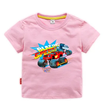 Módne Detské Kreslené tričko pre Chlapcov, Deti, t košele Dievčatá a blúzky Deti Auto t-shirt oblečenie oblečenie Dojčatá kostým