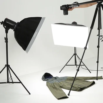 Blesk Godox Studio Flash Light Kit 900W Fotografické Osvetlenie -Blesky, Stodola Dvere, Svetla, Stojany, Spúšťače, Dáždniky, Mäkké Box
