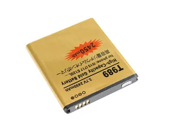Ciszean 50pcs/veľa 2450mAh EB-L1D7IBA Zlato Náhradné Batérie Pre Samsung Galaxy SII S2 T989 i515 i717 SHV-E120S i727 i547 L700