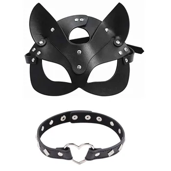 SEX Maska erotické Kožené Maska Sexy Cosplay Polovicu Tváre Masku Halloween Party fáze Výkonu podpora