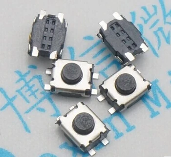 1000pcs smd 3 * 4 * 2 MM Micro tlačidlo 3X4X2 takt prepínač 4 pin malá korytnačka na jeden shrapnel teplota 3x4x2MM