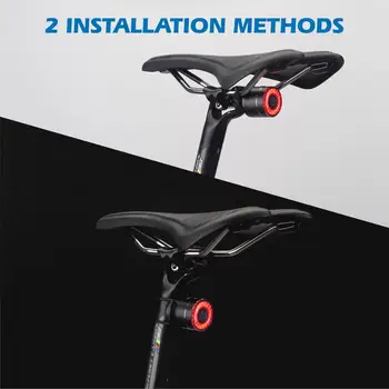 Na Sklade Smart Bicykel Zadné Svetlo Auto Štart/Stop Brzdy Snímanie IPx6 Nepremokavé USB Nabíjanie cyklistické Chvost zadné svetlo LED Svetlo na Bicykel