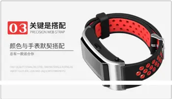 Hot predaj Silikónový Náramok Náramok Nike+šport pásmo Pre Huawei Talkband B2 B3 B5 Smart Hodinky strap15mm 16 mm 18 mm
