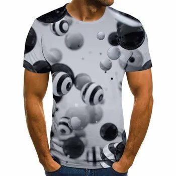 Nové Letné Módy 3D vytlačené pánske T-shirt zaujímavé bežné krátkym rukávom pánske Tričko fashion hip-hop Streetwear dropshipping