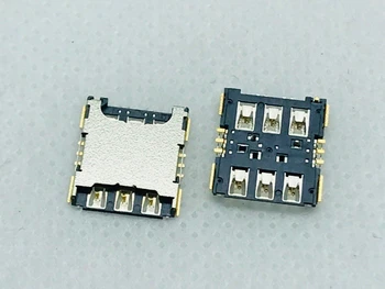 Deti Smartwatch GPS Navigácie Flip Mikro Nano SIM 6PIN Push-push Patch Typ Domáceho Smartphone PCB Dosky Socket Konektor