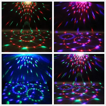 Etapa Svetlo Laserový Projektor LED Disco Ball Lampa Prom DJ Vianočné dekorácie, pre Domáce Dekorácie Strobo Klub Rodinnú oslavu KTV