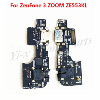 Nabíjačka Micro USB Port Dock Pre ASUS ZenFone 3 ZOOM ZE553KL USB Nabíjací Konektor Plug Flex Kábel S MIKROFÓNOM