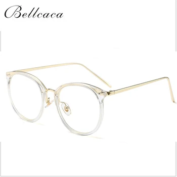 Bellacaca Optické Okuliare Ženy Jednoduchý Predpis Okuliarov, Okuliare, Rámy Kolo Módne Jasný Objektív Okuliare BC818