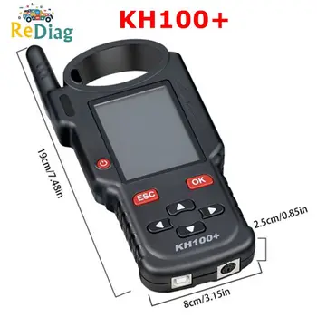Pôvodné KH100+ Diaľkové Maker Tlačidlo Programátor Generovať Čip/Simulovať Čip/Identifikovať Kopírovať/Remote Frekvencia/Access control kľúč